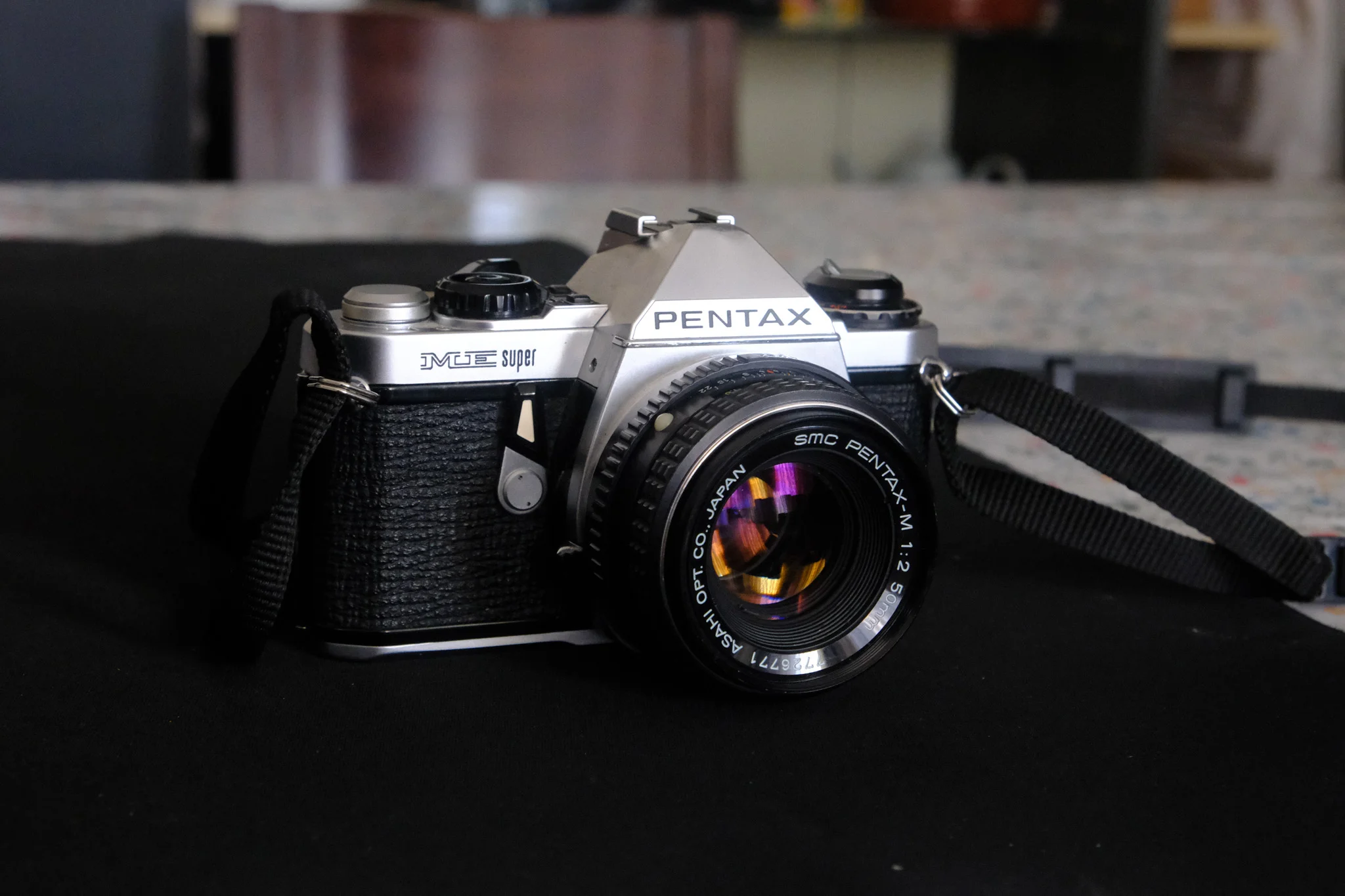 【人気】　PENTAX ME S-M-C TAKUMAR 50㎜ リメイクカメラ Satılık - Pentax ME Super + SMC Pentax-M 50mm F2 Analog Fotoğraf
