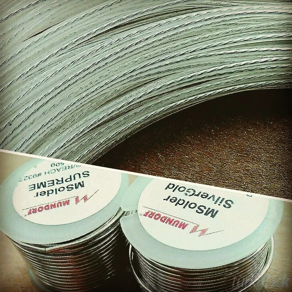 Silver wires and solders